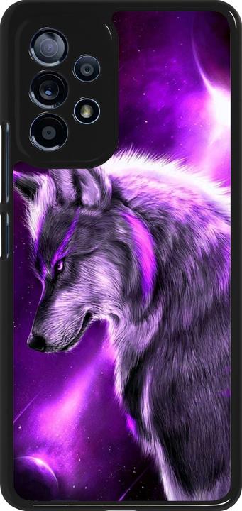 Actual product image PhoneLook Coque Purple Sky Wolf (Samsung Galaxy A53 5G)