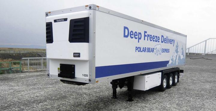 Actual product image Tamiya Refrigerated trailer (Kit)