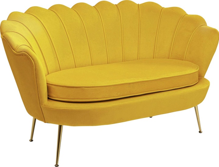 Produktbild Kare Design Sofa Water Lily 2-Sitzer Gelb 132cm (2-Sitzer)