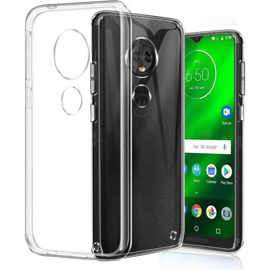 Screenguard Motorola Moto G7 Plus Flexible TPU Clear Case (Motorola Moto G7 Plus), Smartphone Hülle, Transparent