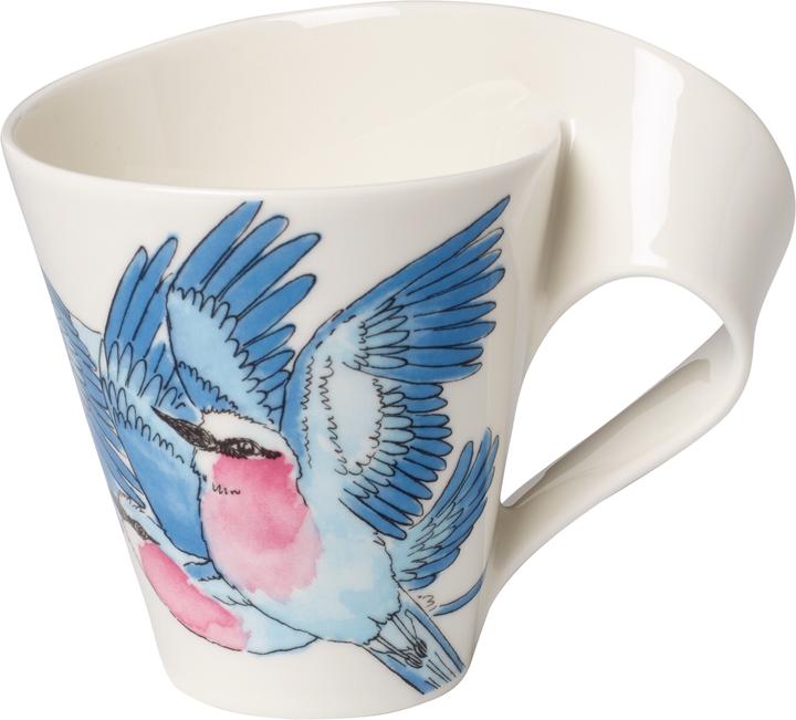 Produktbild Villeroy & Boch Malindi Fine Premium Bone Porcelain Mocha/Espresso Cup, Green, Red, White, 25 17 x 8 cm, 100 ml, 1 (300 ml, 1x)