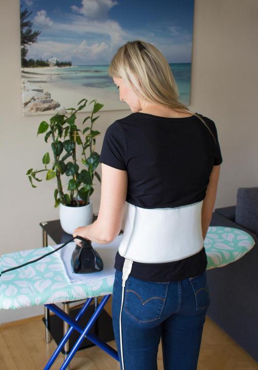 Actual product image Hydas Support belt with heating pad