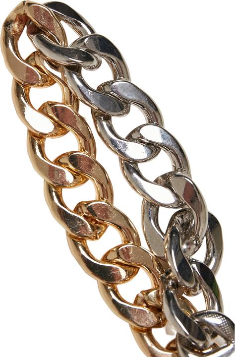 Produktbild Urban Classics Heavy Two-Tone Bracelet (21 cm, 100% Zink Legierung)