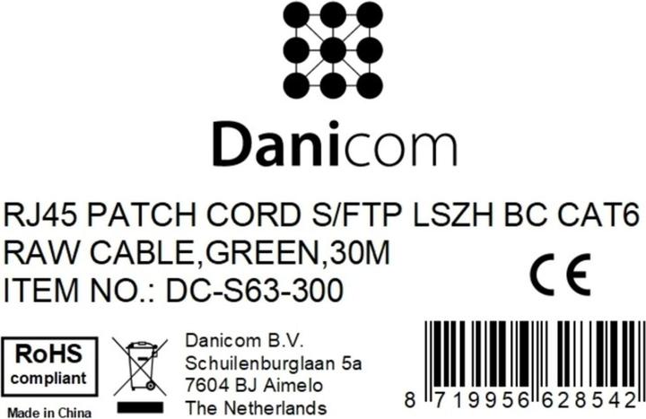 Produktbild Dsit CAT 6 Netzwerkkabel LSOH (CAT6, 30 m)
