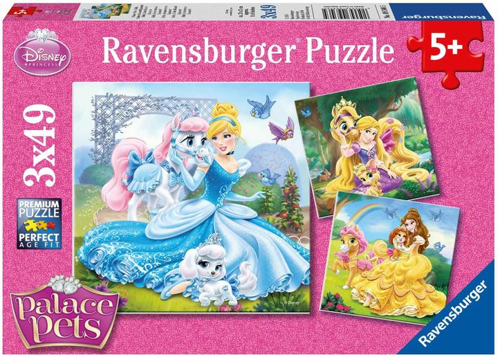 Ravensburger Palace Pets - Belle, Cinderella und Rapunzel (49 Teile)