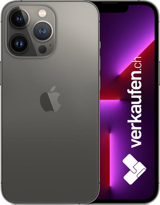 verkaufen.ch iPhone 13 Pro (256 GB, Grafite, 6.10", 12 Mpx, SIM + eSIM, A / Come nuovo)