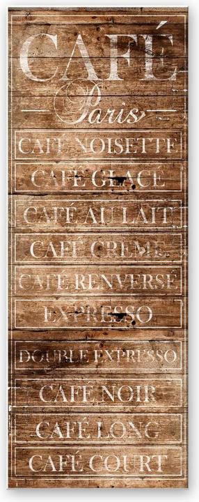 Produktbild Trenddeko Café Paris (40 x 100 cm)