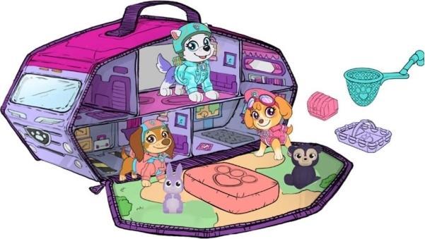 Actual product image Paw Patrol PAW FGR Skyes World Rescue Camper GML