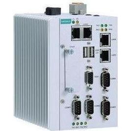 Moxa MC-1122-E2-T - computer embedded x86 con processore Intel Atom dual-core E3826, 4 GB di RAM, 1 VGA (4.10 GB, Intel Atom E3826, Grafica Intel HD),