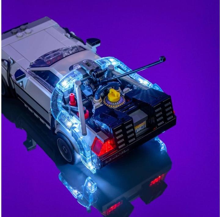 Actual product image Light my bricks LMB 2.0 LEGO® 77256# Time Machine From Back to the Future Light Kit