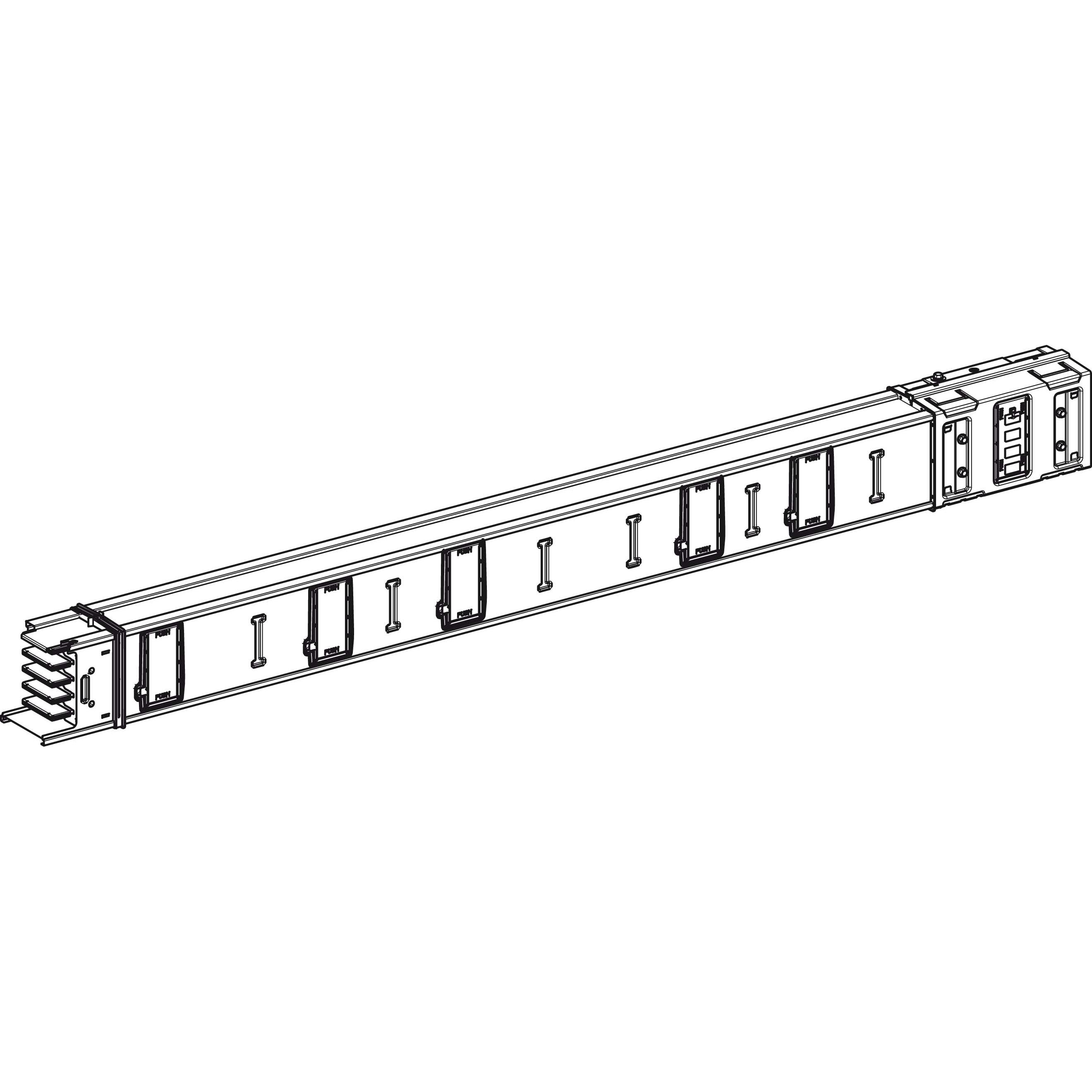 Schneider Electric, Verteilerschrank Zubehör, KSA gerades Element, 800A, 5m, 10Abgänge KSA800ED45010