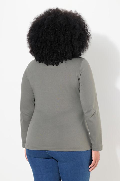 Produktbild Ulla Popken Shirt, Rollkragen, Slim, Langarm (58)