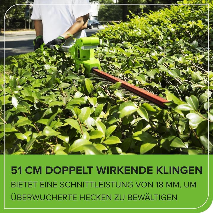 Image du produit Greenworks G24PSH Kit de coupe et de taille de haies 24V (outil uniquement) (Fonctionnement sur batterie)