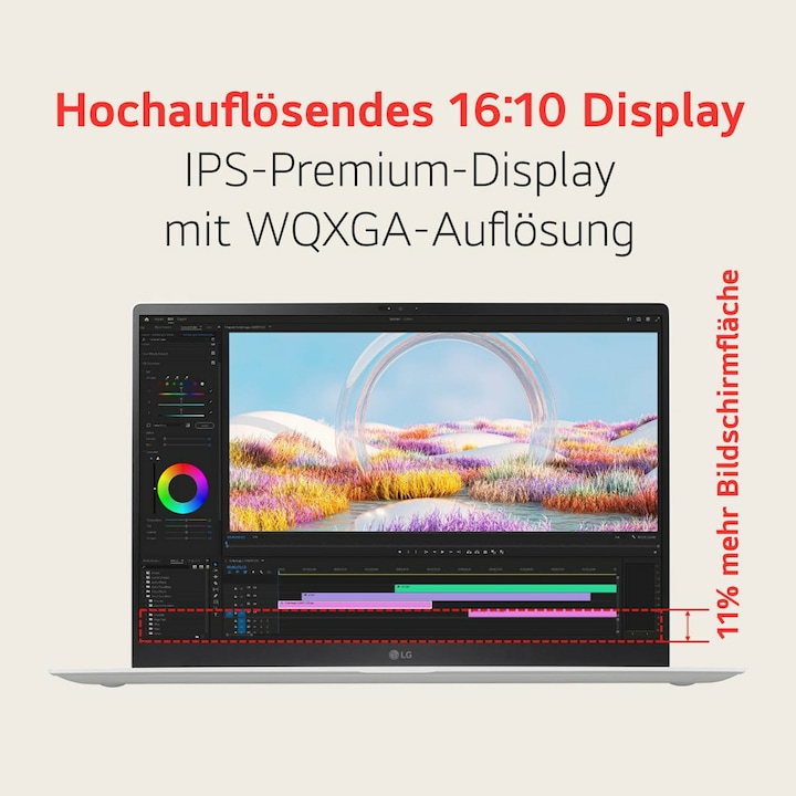 Produktbild LG gram Pro 17 (17", Intel Core Ultra 7 155H, 16 GB, 1000 GB, DE)