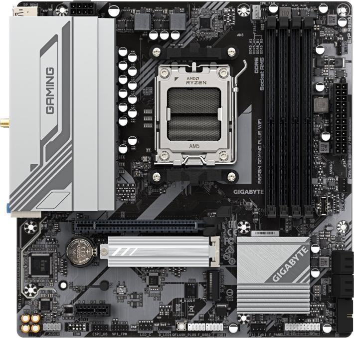 Produktbild MSI B650M GAMING PLUS WIFI (AM5, AMD B650, mATX)