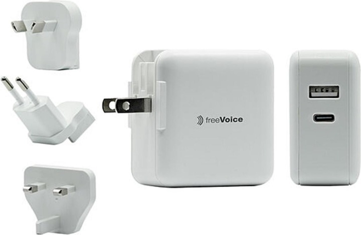 FreeVoice Alimentation Voyage 30W (USB-A/USB-C) (30 W)