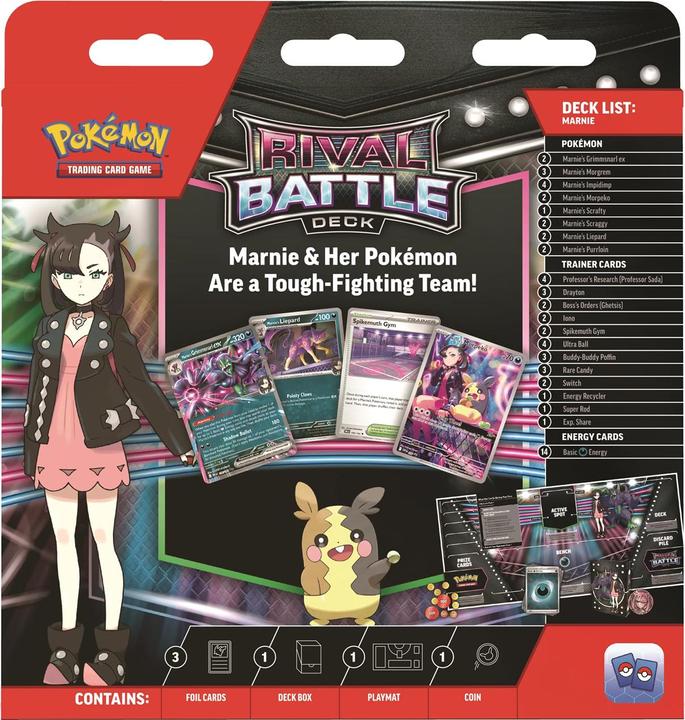 Produktbild Pokémon Rival Battle Deck Marnie/Steven (Englisch, Deck)