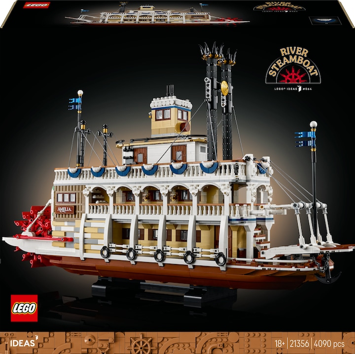 Actual product image LEGO Flussraddampfer (21356, LEGO Ideas, LEGO Rare Sets)