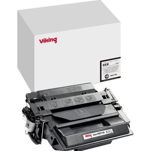 Thumbnail - Viking, Toner, Tonerkartusche Kompatibel HP 55X CE255X Schwarz (BK)