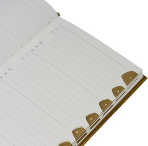 Actual product image Paperblanks Address book Mini Schiksal (10 x 14 cm, Lined, Hardcover)