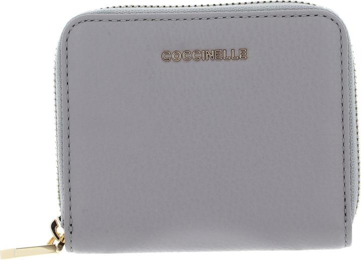 Actual product image Coccinelle Metallic Soft Leather Zip Around Wallet