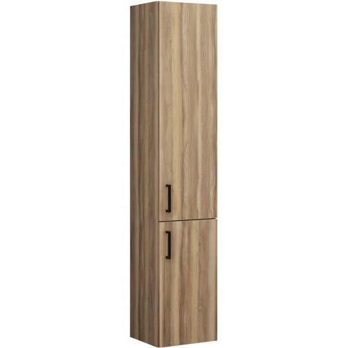 burgbad, Badezimmerschrank, Eqio Hochschrank mit 2 Türen und 1 Innenschublade, Türanschlag rechts, 1760 x 350 mm