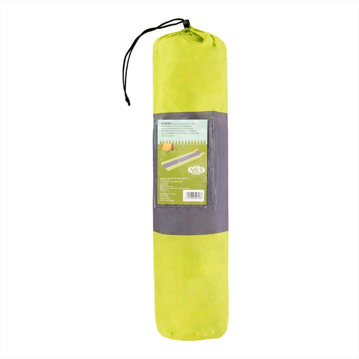 Actual product image Nils Camp Self-inflating mattress with cushion NC4349, green-gray