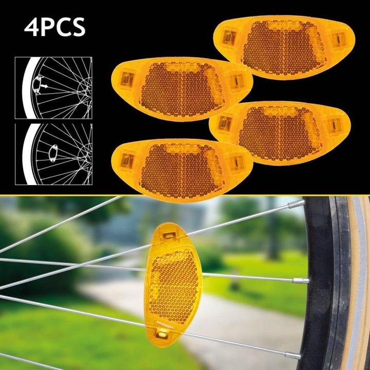 Actual product image Dunlop Bike spoke reflector K-mark 4p