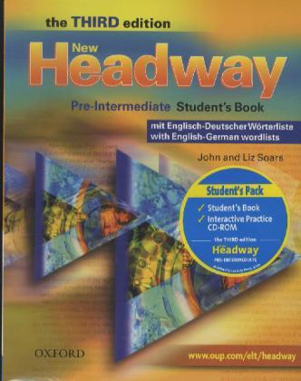 Image du produit New Headway Pre-intermediate Student Book with German Wordlist and (Anglais, Soars John, Soars Liz, 2010)