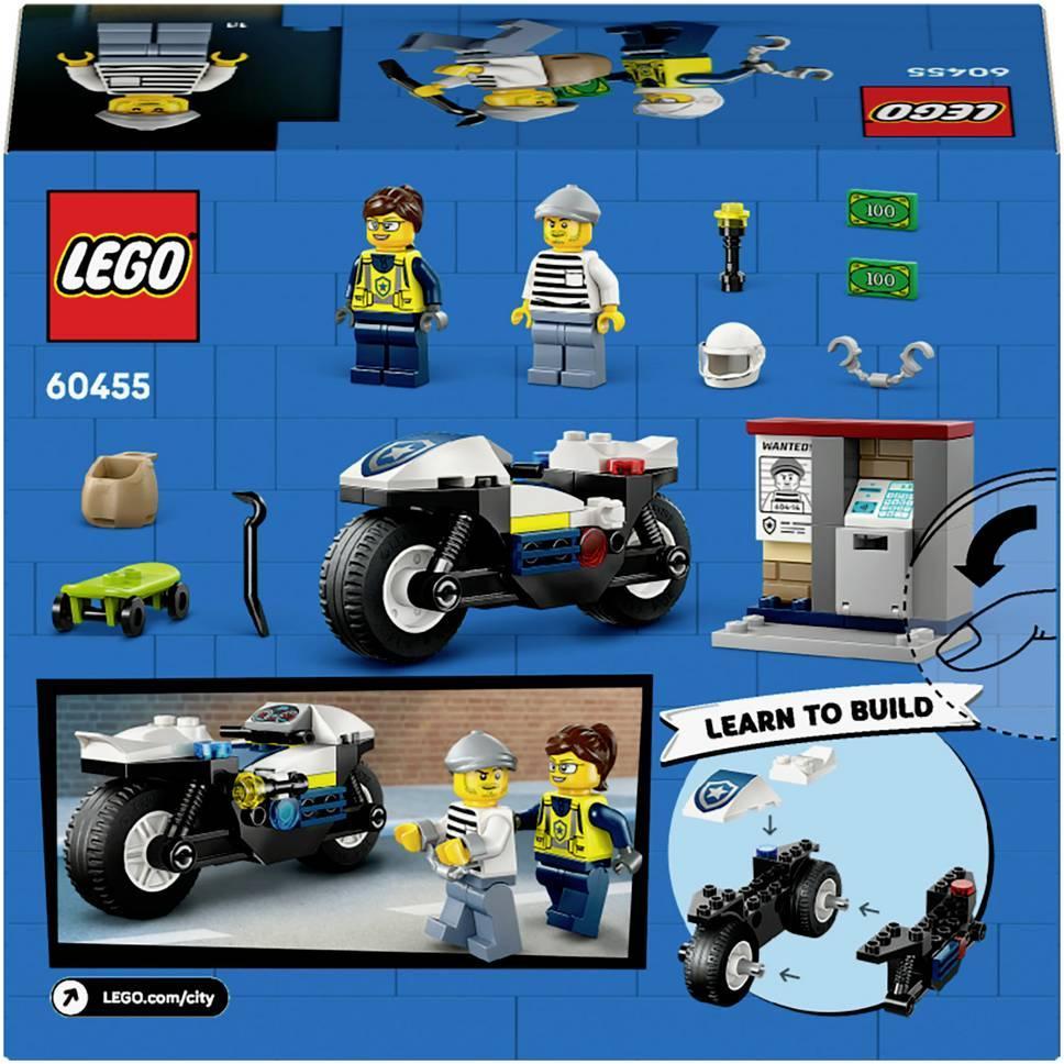 LEGO Inseguimento della città con la moto della polizia (60455, LEGO City)