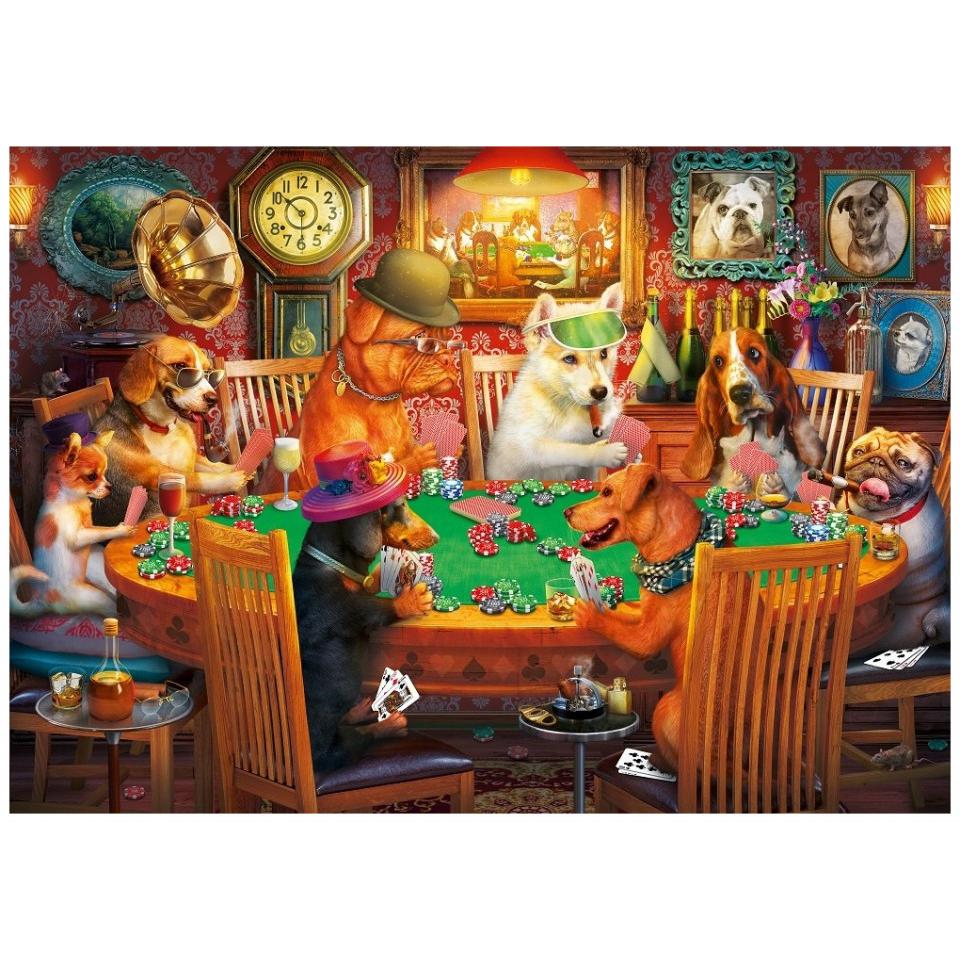 Thumbnail - Heidi Cheese Line HeiDi Art Puzzle 500 pcs. 5094 Poker Night (500 Teile)