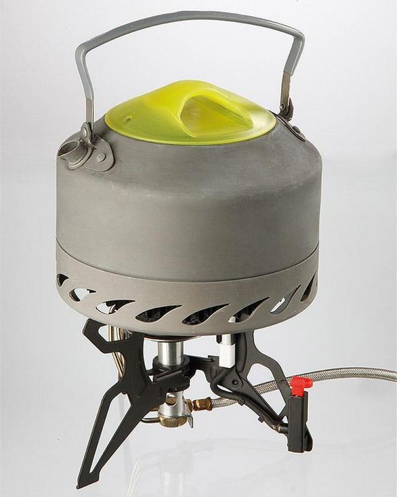 Actual product image Meva TURBO tourist kettle for gas stoves, 0.9L