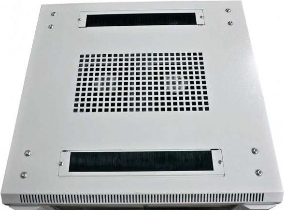 Image du produit Allnet 19 Armoire 12U L600 / P600mm *gris clair* SNB-Série porte vitrée (12 HE, Rack 19 pouces)