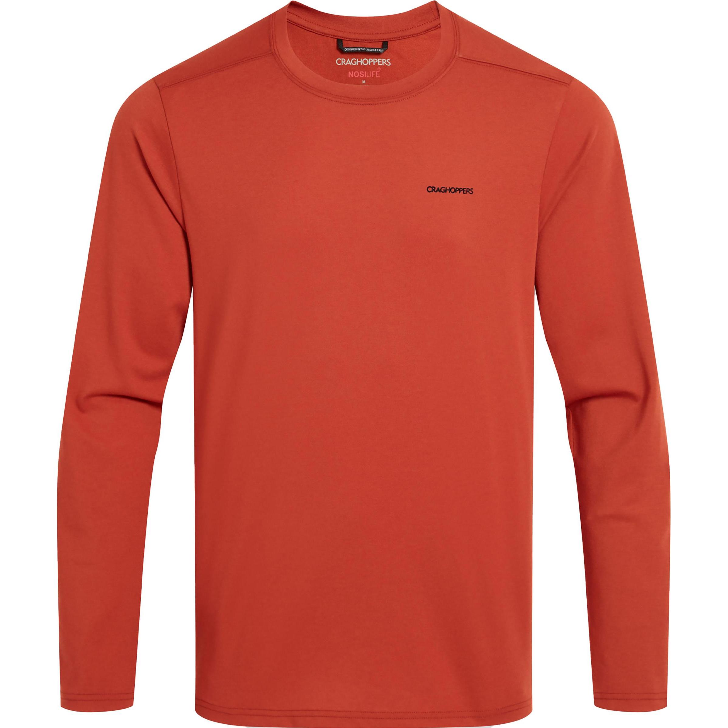 Craghoppers, Herren, Shirt, NosiLife Abel LS Shirt Men, Rot, (XL)
