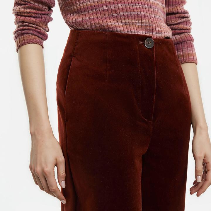 Produktbild La Redoute Collections Weite Hose aus glattem Samt (32)