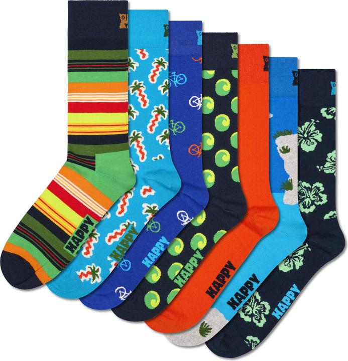 Actual product image Happy Socks Strümpfe SEVEN DAY VACAY Socken 7er Pack (pack of 7, 36 - 40)