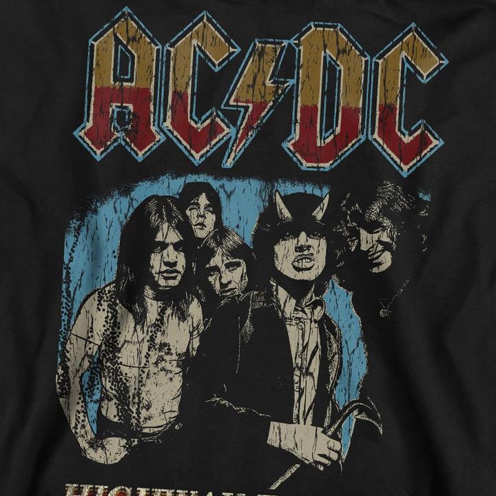 Actual product image AC/DC Unisex Adult Highway World Tour 79 Sweatshirt (XL)