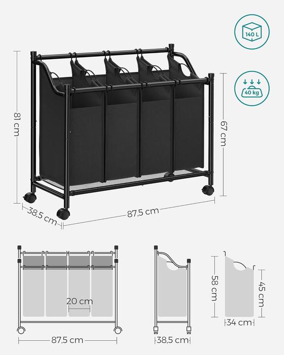 Produktbild Songmics Laundry Storage (140 l)