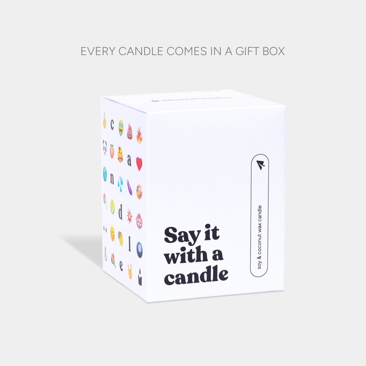 Produktbild Chatty Candles Duftkerze Flowery Ich stricke, also bin ich.