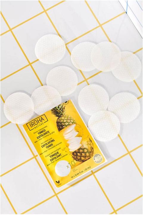 Image du produit Iroha Nature Nature Toner Pads Exfoliating and Brightening (Lingettes nettoyantes pour le visage)