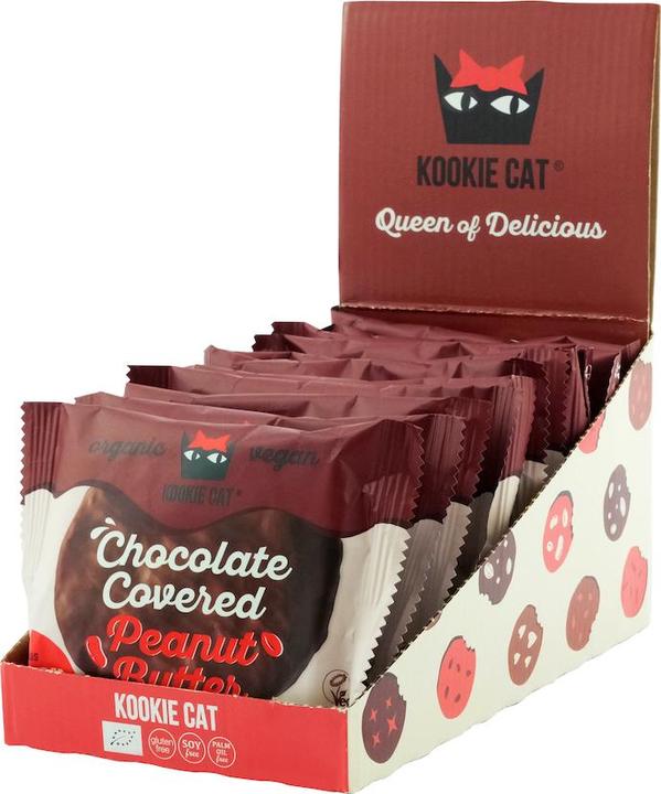 Immagine prodotto Kookie Cat Burro d'arachidi ricoperto di cioccolato biologico (1 pz., 50 g)