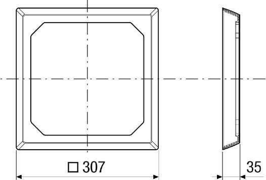 Actual product image Maico MAIC cover frame