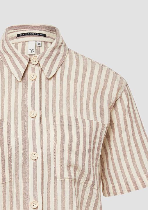 Actual product image S.Oliver Bluse Baumwollbluse mit aufgesetzten Taschen (42)