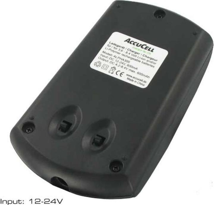 Produktbild AccuCell Schnell-Ladegerät für Benq DC C500, DC E43, E53, E63 (Kamera Akku Ladegerät)