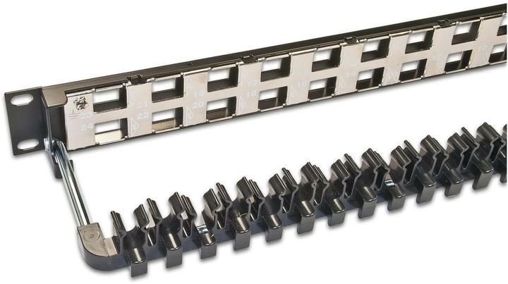 Actual product image Wirewin 24-port 1U patch panel, shielded