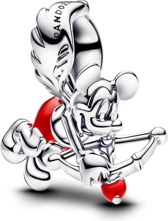 Immagine prodotto Pandora Disney Mickey Mouse Cupid Charm (Argento 925, Smalto)