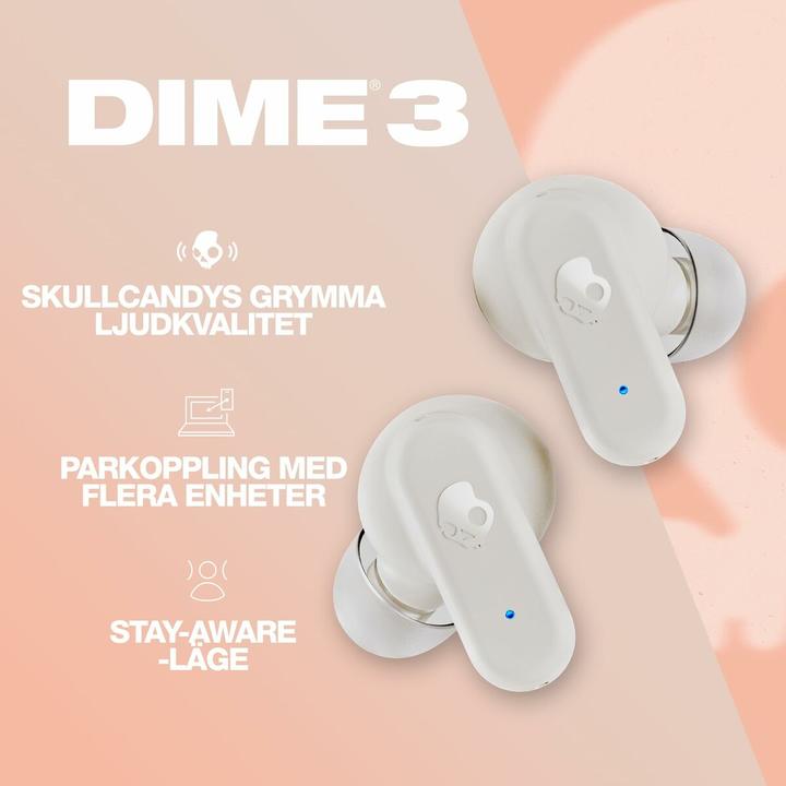 Image du produit Skullcandy Dime 3 (Pas de réduction du bruit, 8 h, Sans fil)