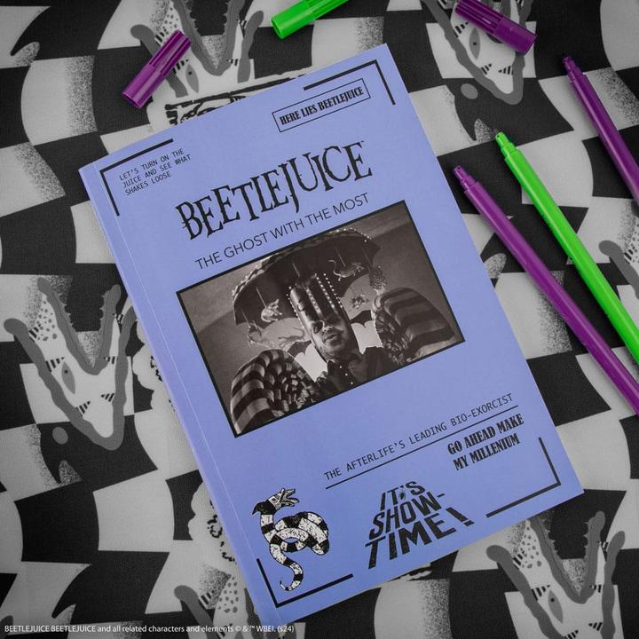 Image du produit Cinereplicas Beetlejuice Carnet de notes It's Show Time (Blanc, Couverture souple)