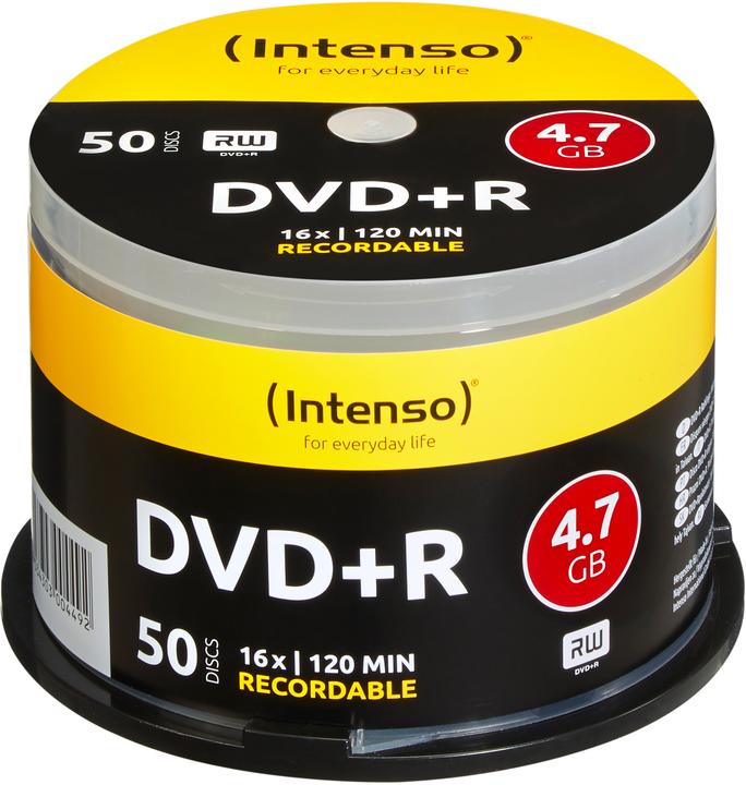 Produktbild Intenso DVD+R Cake Box - 4.7GB (50x)