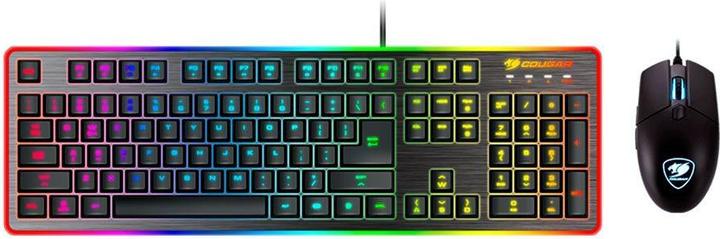 Cougar DEATHFIRE EX keyboard USB QWERTY Black (DE, Cable)